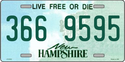NH license plate 3669595