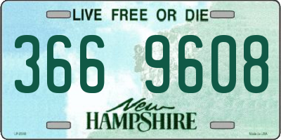 NH license plate 3669608