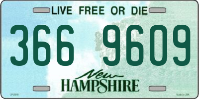 NH license plate 3669609