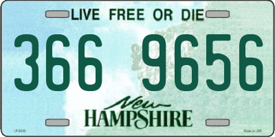 NH license plate 3669656