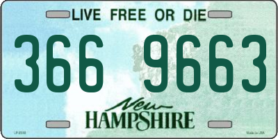 NH license plate 3669663