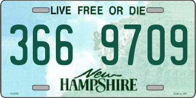 NH license plate 3669709