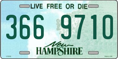NH license plate 3669710