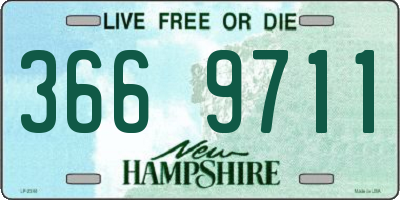 NH license plate 3669711