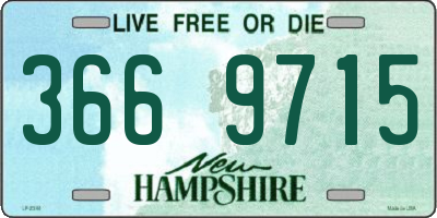 NH license plate 3669715