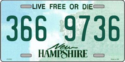 NH license plate 3669736
