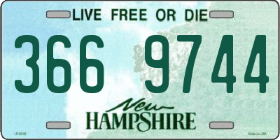 NH license plate 3669744