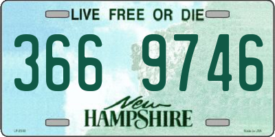 NH license plate 3669746
