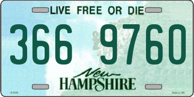 NH license plate 3669760