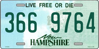 NH license plate 3669764