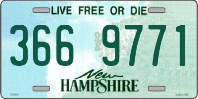 NH license plate 3669771