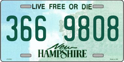 NH license plate 3669808
