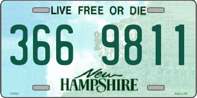NH license plate 3669811