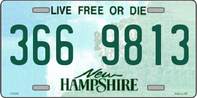 NH license plate 3669813
