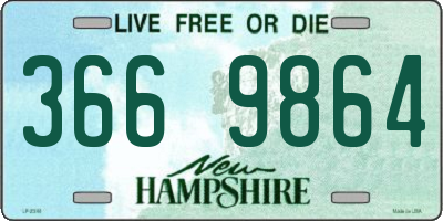 NH license plate 3669864