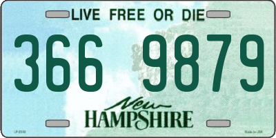 NH license plate 3669879
