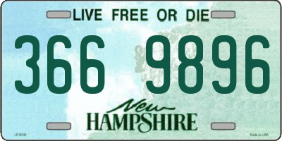 NH license plate 3669896