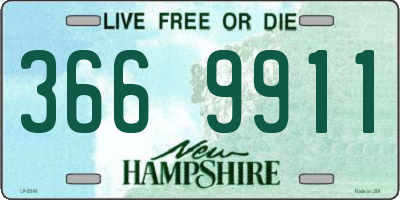 NH license plate 3669911