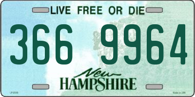 NH license plate 3669964