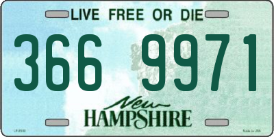 NH license plate 3669971