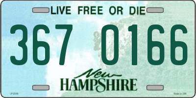 NH license plate 3670166