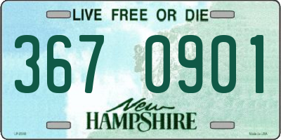 NH license plate 3670901