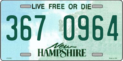 NH license plate 3670964