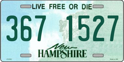 NH license plate 3671527
