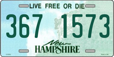 NH license plate 3671573