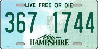 NH license plate 3671744