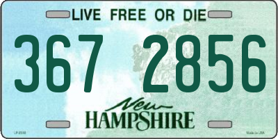 NH license plate 3672856