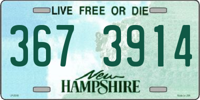 NH license plate 3673914