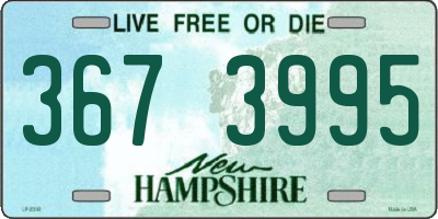NH license plate 3673995