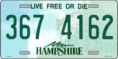 NH license plate 3674162