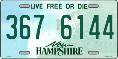 NH license plate 3676144