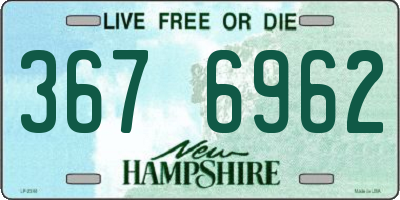 NH license plate 3676962