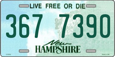 NH license plate 3677390