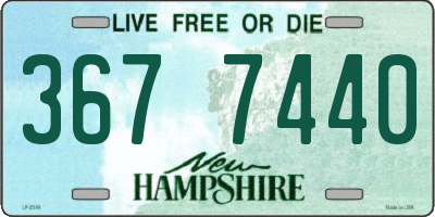 NH license plate 3677440