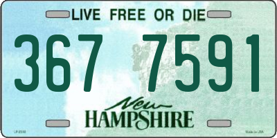 NH license plate 3677591