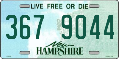 NH license plate 3679044