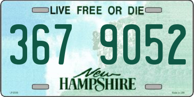 NH license plate 3679052