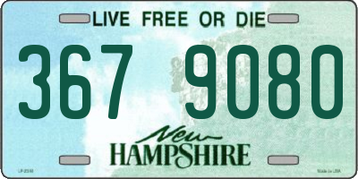 NH license plate 3679080