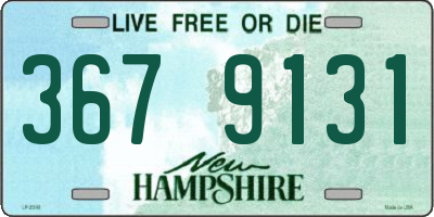 NH license plate 3679131