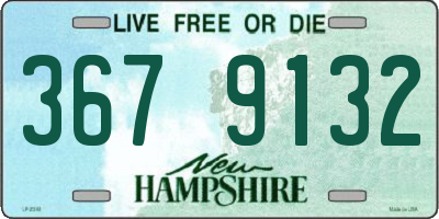 NH license plate 3679132