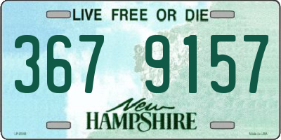 NH license plate 3679157