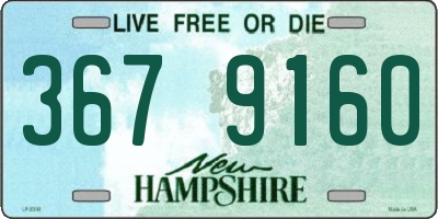 NH license plate 3679160