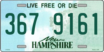NH license plate 3679161