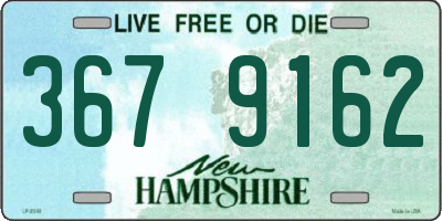 NH license plate 3679162
