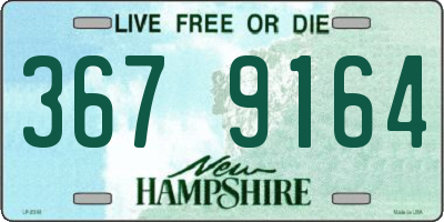 NH license plate 3679164