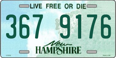 NH license plate 3679176